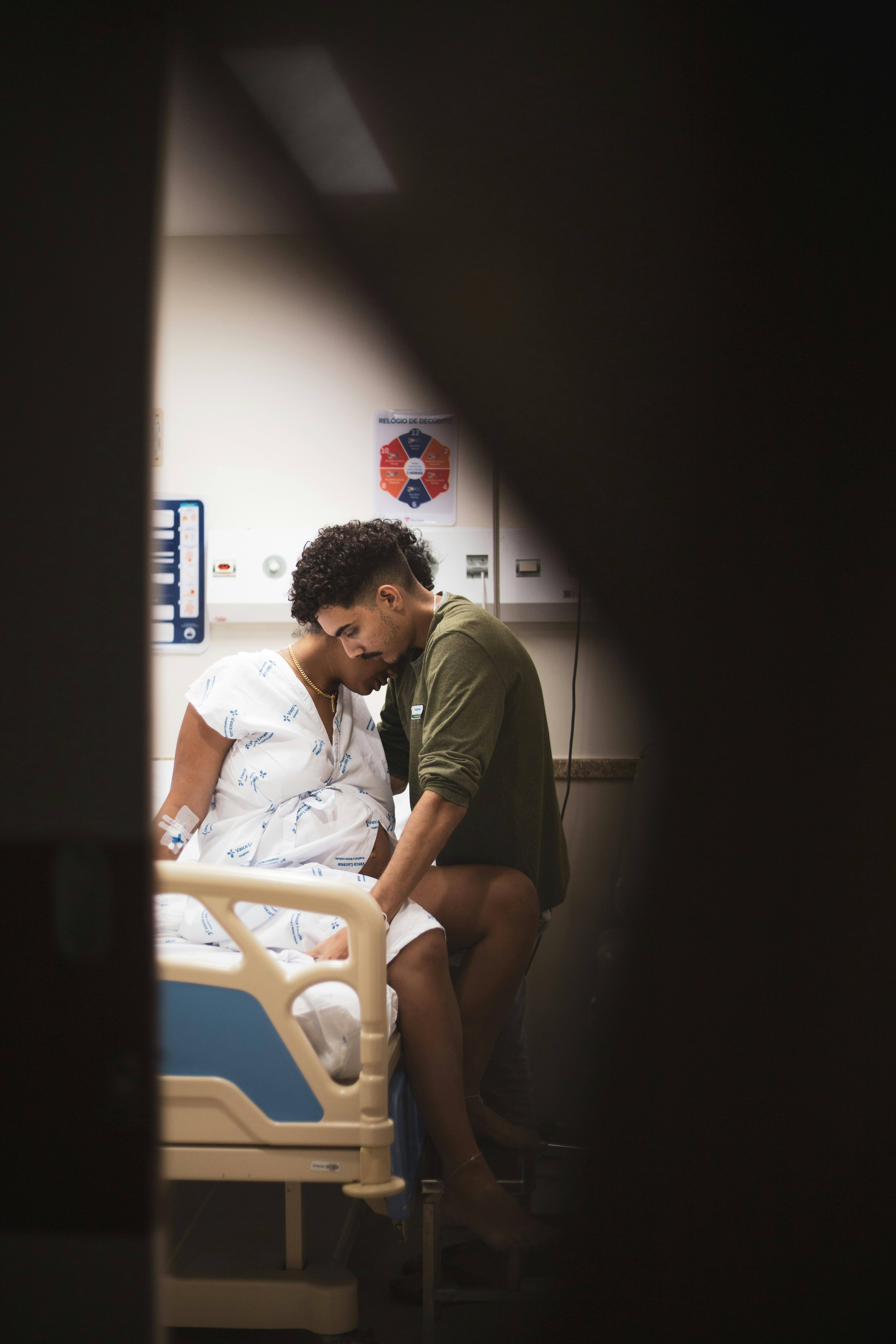 Mother and newborn after birth